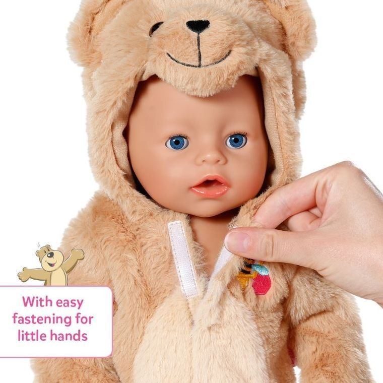 Baby Born, Miś, ubranko z kapturem, 43cm