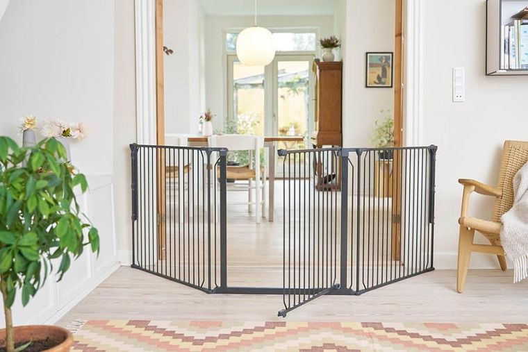 Baby Dan, Carl Wide X, bramka ochronna zewnętrzna, czarna