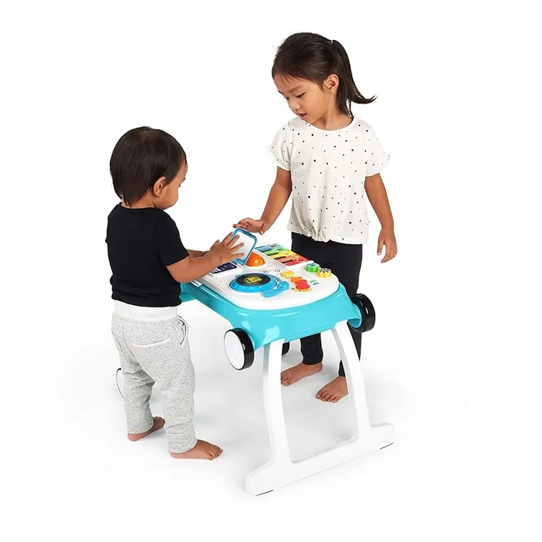 Baby Einstein, chodzik muzyczny, pchacz, stolik edukacyjny, 4w1