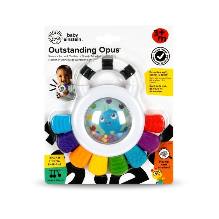 Baby Einstein, gryzak, grzechotka sensoryczna, ośmiornica opus 3w1,