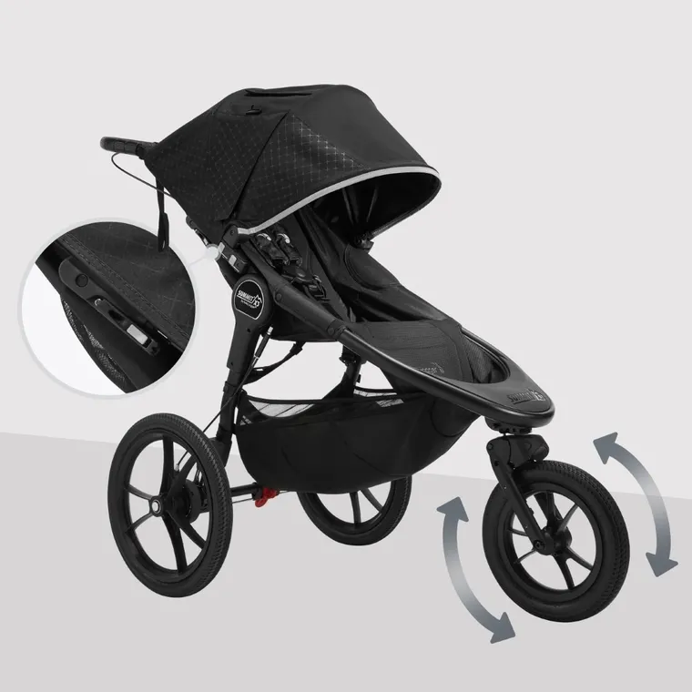 Baby Jogger, Summit X3, wózek, Midnight Black