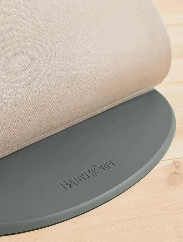BabyBjörn, Bliss Woven, leżaczek, piaskowo-szary
