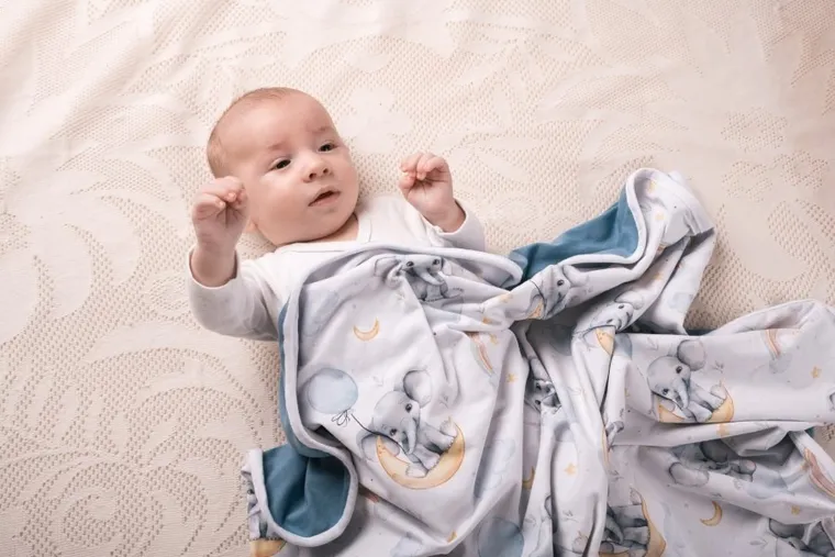 BabyMatex, kocyk bawełniany, ines, 75-100 cm