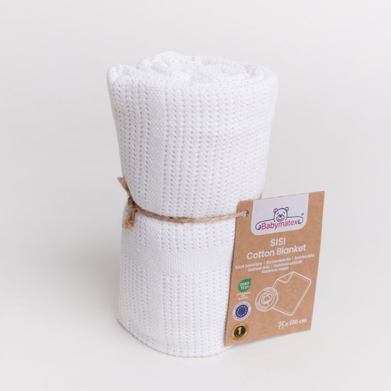 Babymatex, Lily, kocyk bawełniany, różowy, 75-100 cm