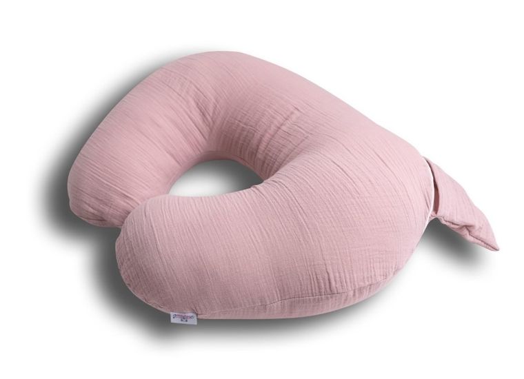 BabyMatex, poduszka do karmienia pozycjonująca, MiniRelax, różowa, 150 cm