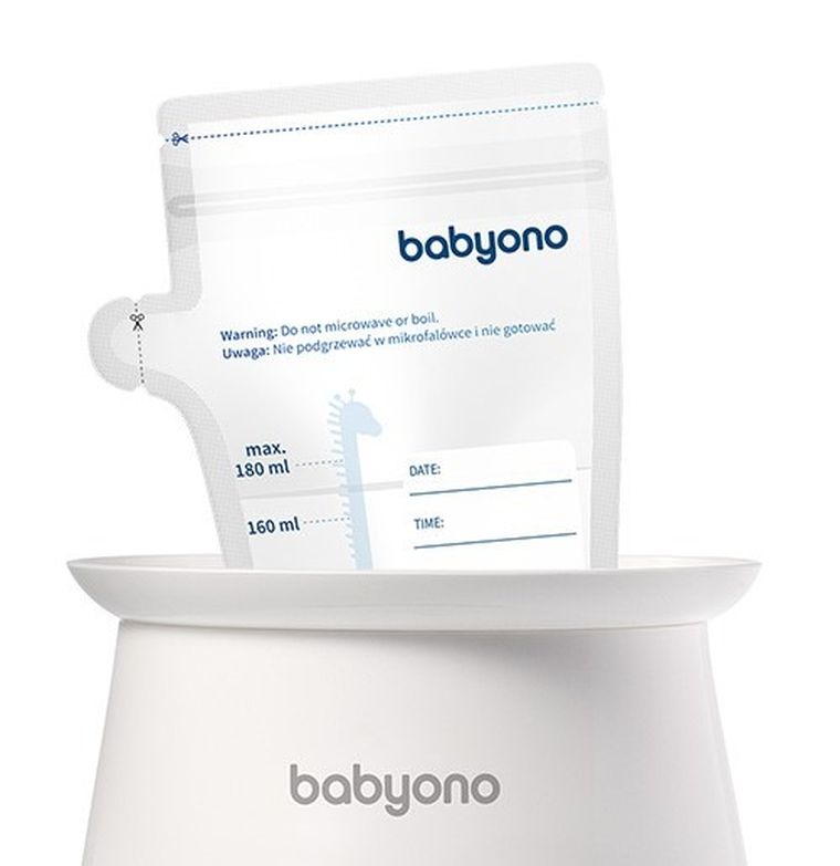 BabyOno, woreczki do przechowywania pokarmu, 180 ml, 30 szt.