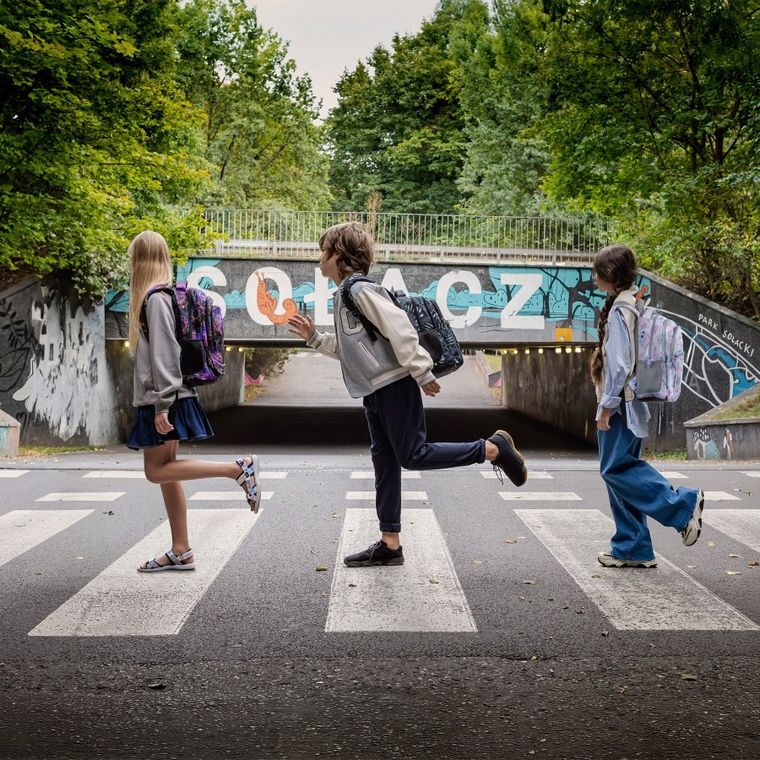 BackUp, plecak szkolny, 3-komorowy, Mandale