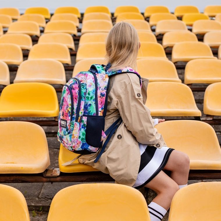 BackUp, plecak szkolny, 3-komorowy, Wiosenny