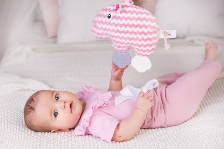 Balibazoo, Hipcio, zawieszka, zabawka niemowlęca