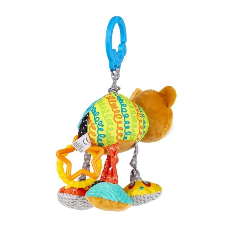 Balibazoo, Miś Jacuś, zawieszka z wibracją, kolorowa