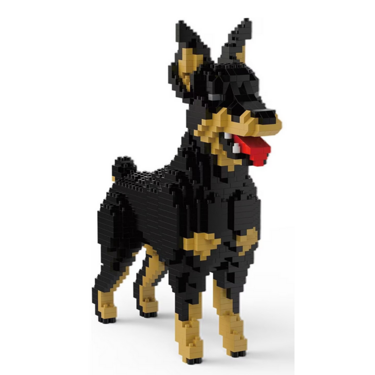 Balody, Pies Doberman mały, klocki konstrukcyjne, 957 elementów