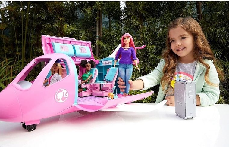 Barbie, Dreamhouse Adventures, Wymarzony samolot, zestaw z lalką