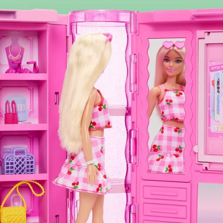 Barbie, Szafa Marzeń 3.0, domek do zabawy z lalką i akcesoriami