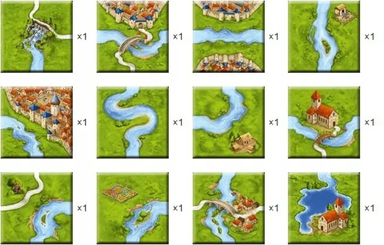 Bard, Carcassonne Big Box 6, gra strategiczna + 11 dodatków