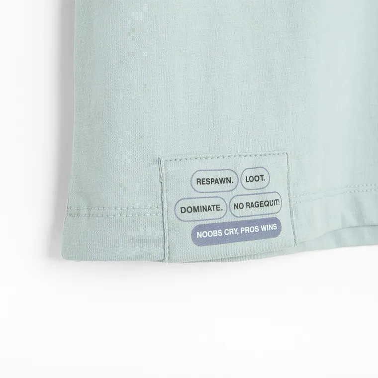 Bawełniany t-shirt o kroju loose NOWEAR
