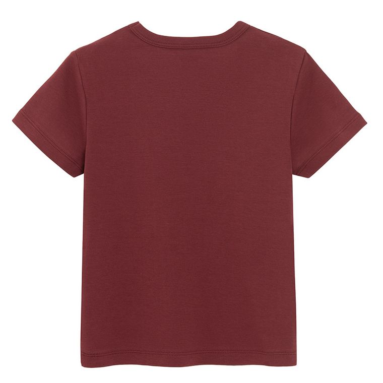 Bawełniany t-shirt o krótszym kroju NOWEAR