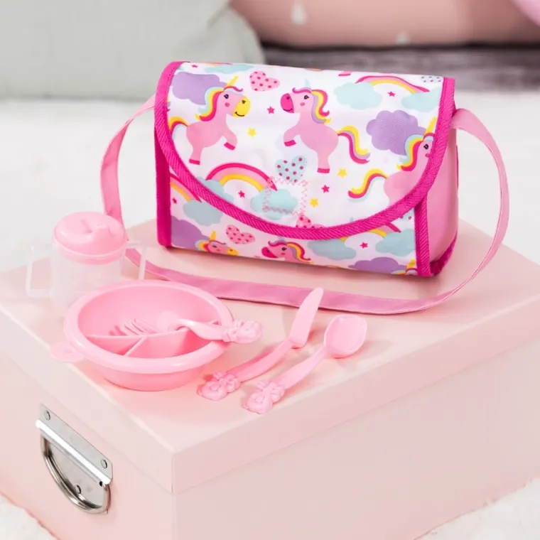 Bayer Design, Buggy, wózek spacerówka z lalką bobas i akcesoriami, różowy