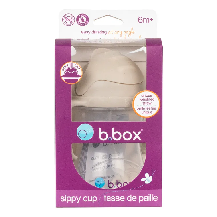 b.box, bidon ze słomką, latte, 240 ml