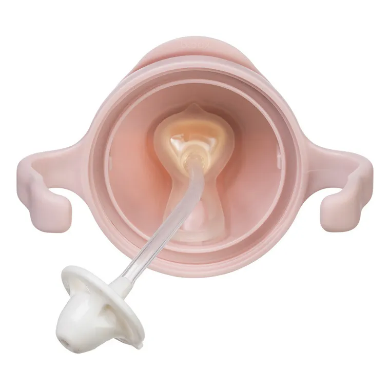 b.box, bidon ze słomką, różowy, 240 ml