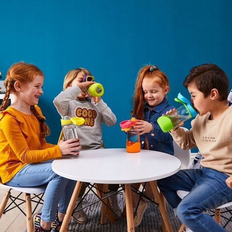 b.box, Blue Slate, sportowa butelka tritanowa, 600 ml