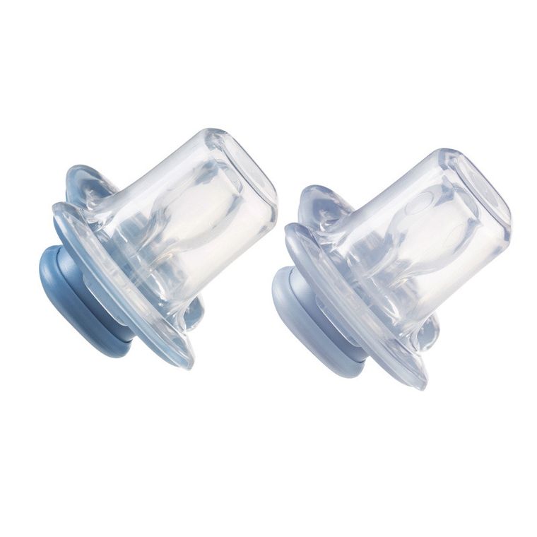 b.box, smoczek symetryczny, 6m+, niebieski/błękit, 2 szt.