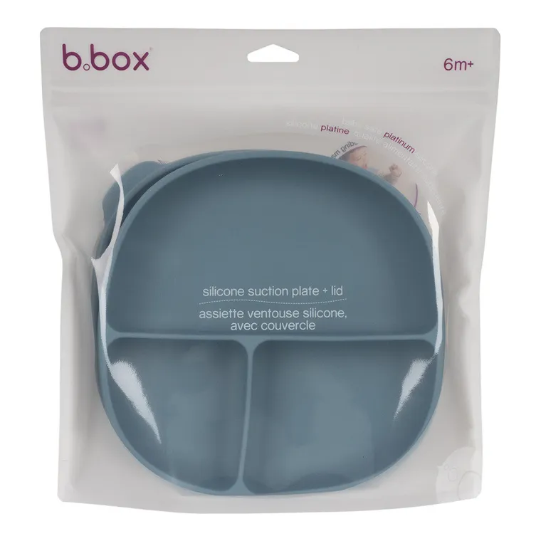 b.box, talerzyk z przykrywką, błękitny