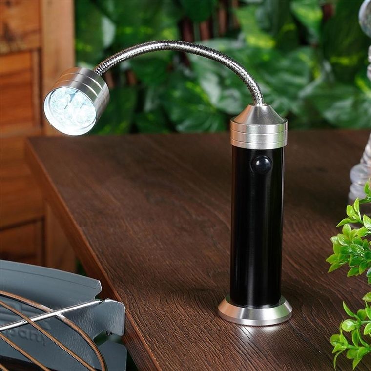 BBQ, lampka do grilla, magnetyczna, regulowana, LED, 24 cm