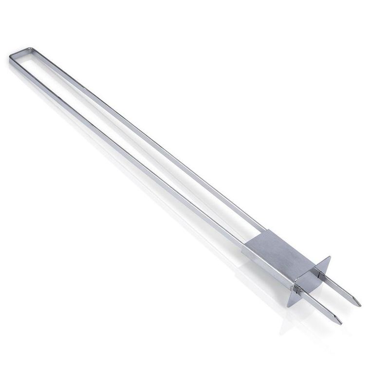 BBQ, szpikulce do szaszłyków, stalowe podwójne, 36 cm, 4 szt.