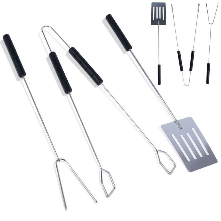 BBQ, zestaw przyborów do grilla, 3 elementy