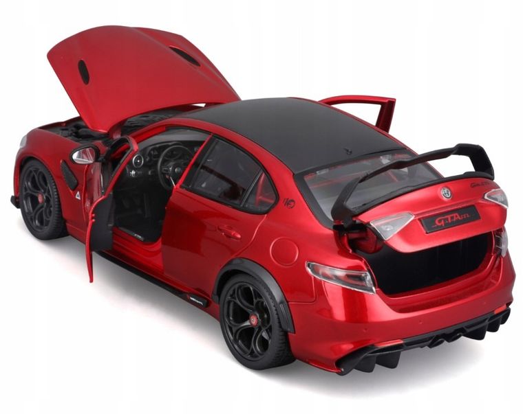 Bburago, Alfa Romeo Giulia GTA Metal, model pojazdu, red, 1:18