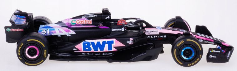Bburago, Alpine A524 Bahrain GP 2024, Bolid F1, model pojazdu, 1:43