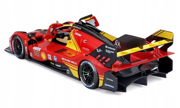 Bburago, Ferrari 499P LMH FIA 24h Le Mans Hypercar 2024, model pojazdu, 1:18