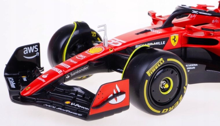 Bburago, Ferrari F1 SF-23 #55 Carloz Sainz, model pojazdu wyścigowego