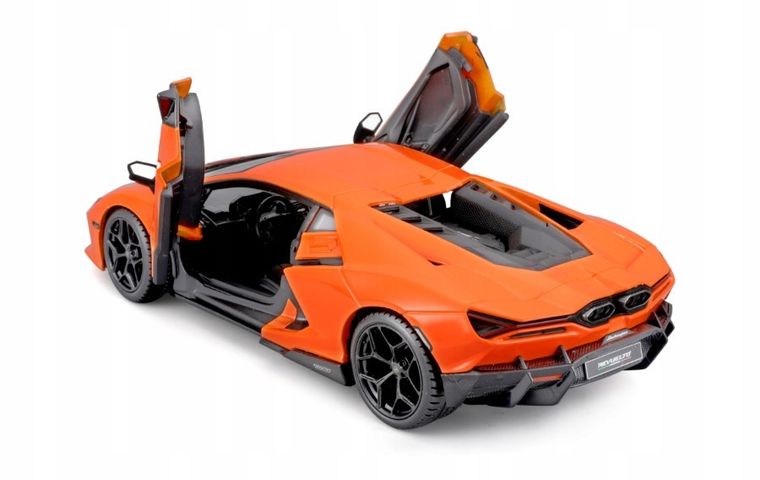 Bburago, Lamborghini Revuelto, model pojazdu, 1:24, pomarańczowy