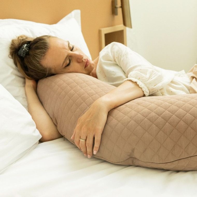 Beaba, Big Flopsy, ergonomiczna poduszka rogal dla kobiet w ciąży i karmiących, cacao