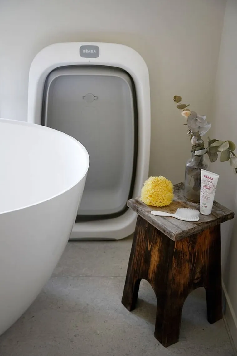 Beaba, Eazy Pop, składana wanienka, Camele'O Gris velours