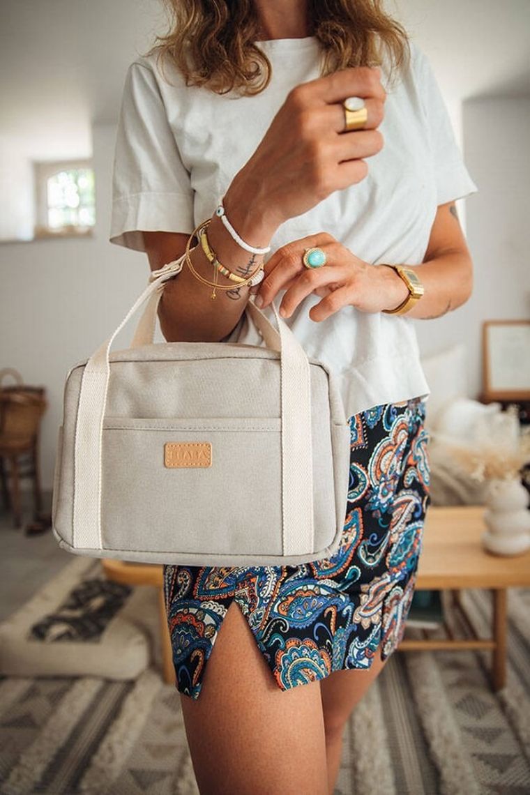 Beaba, Mini Paris, organizer do wózka, Pearl Grey