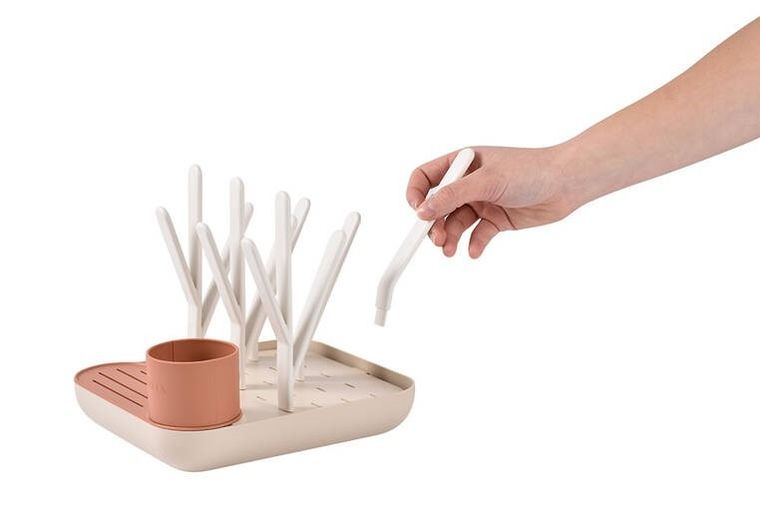 Beaba, suszarka do naczyń, Terracotta/Clay