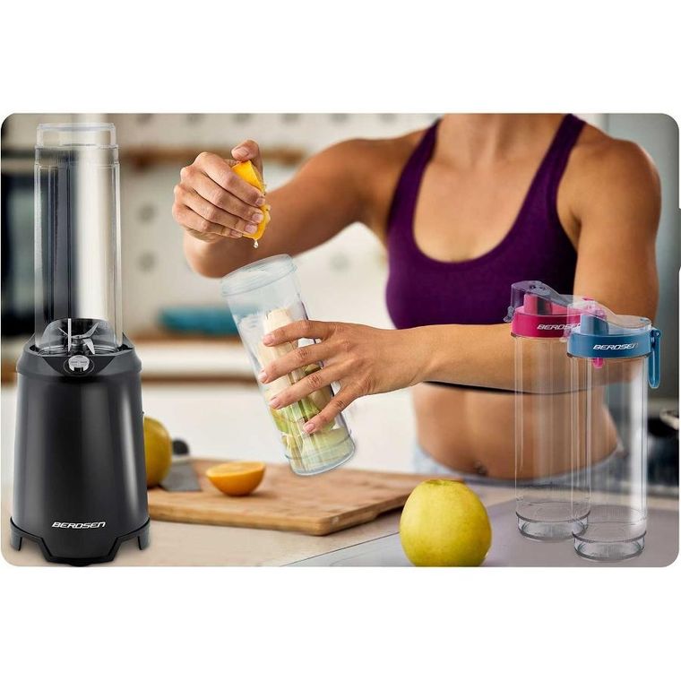 Berdsen, blender do smoothie 350W, czarny, BD-752