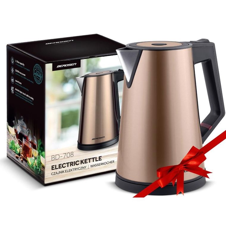 Berdsen, czajnik elektryczny, miedziany, 1,7l, BD-708