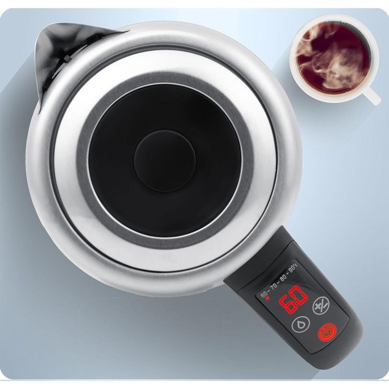 Berdsen, czajnik elektryczny, szklany z regulacją temperatury, 1,7l, 2200W, BD-714