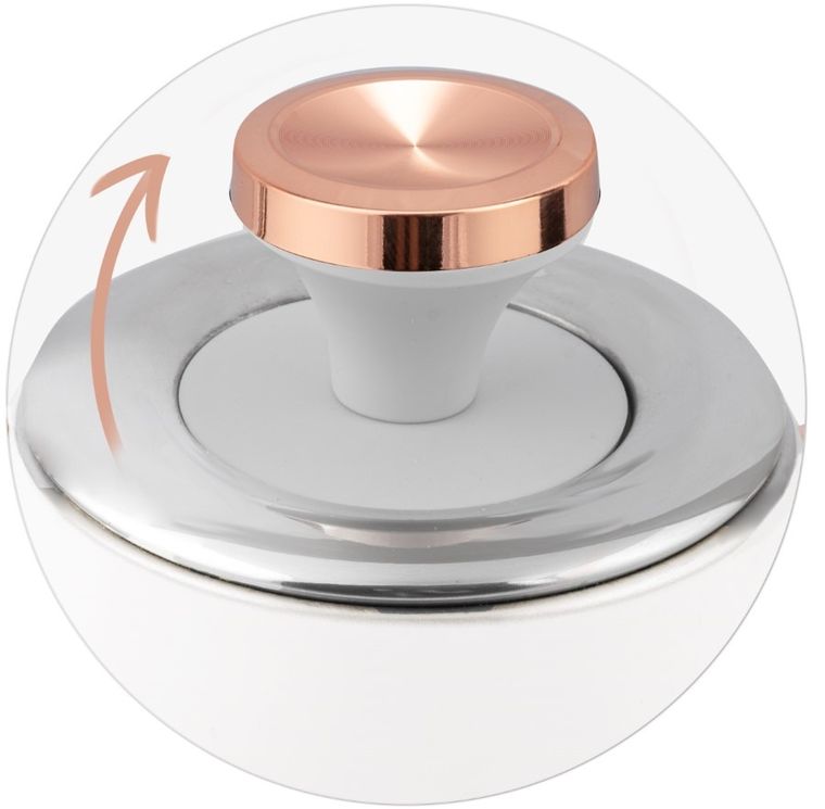 Berdsen, czajnik elektryczny z termometrem, biały, 1.7l, BD-701