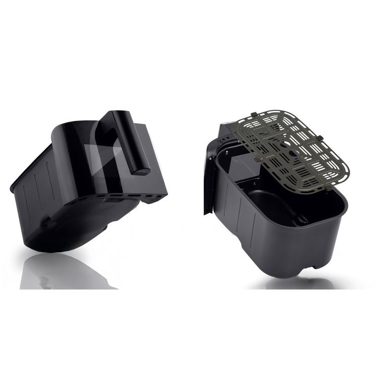 Berdsen, frytkownica beztłuszczowa, air fryer, dwukomorowy, 1700W, czarny, 10,2l, BD-657