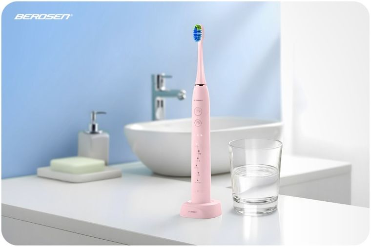 Berdsen, Galaxy, szczoteczka soniczna do zębów, różowa