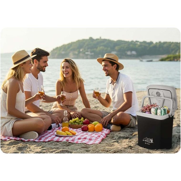 Berdsen, Icemax, lodówka turystyczna, tryb ECO, 26l, czarna