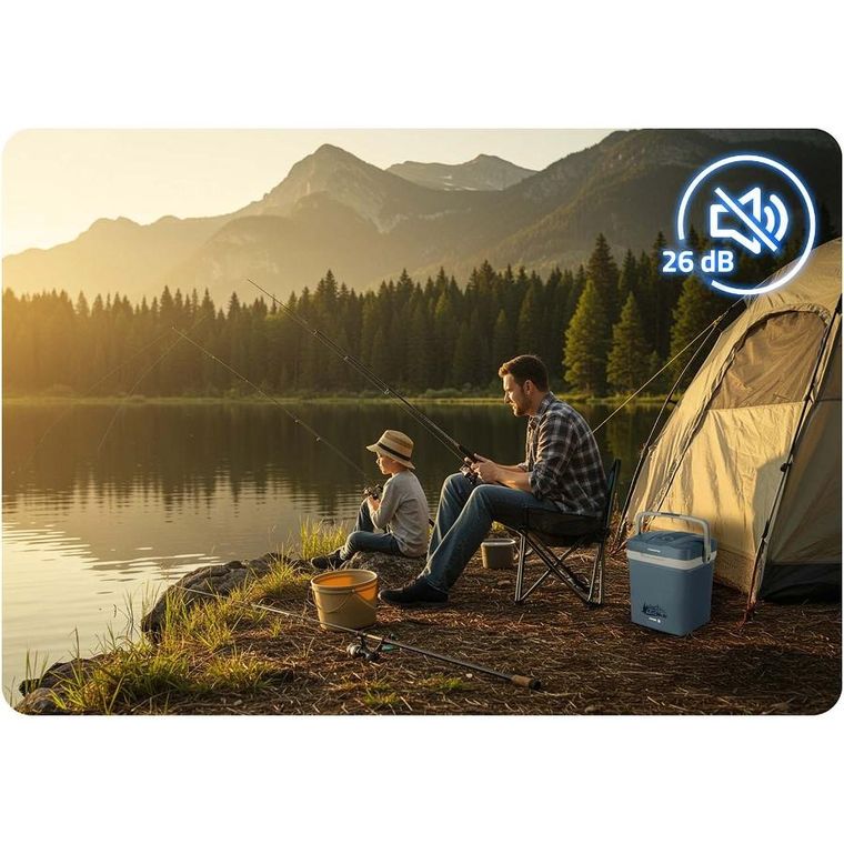 Berdsen, Icemax, lodówka turystyczna, tryb ECO, 26l, niebieska