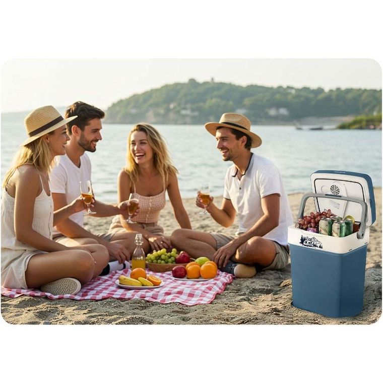 Berdsen, Icemax, lodówka turystyczna, tryb ECO, 29l, niebieska