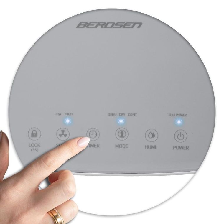 Berdsen, osuszacz powietrza kompresorowy, pochłaniacz wilgoci, biały