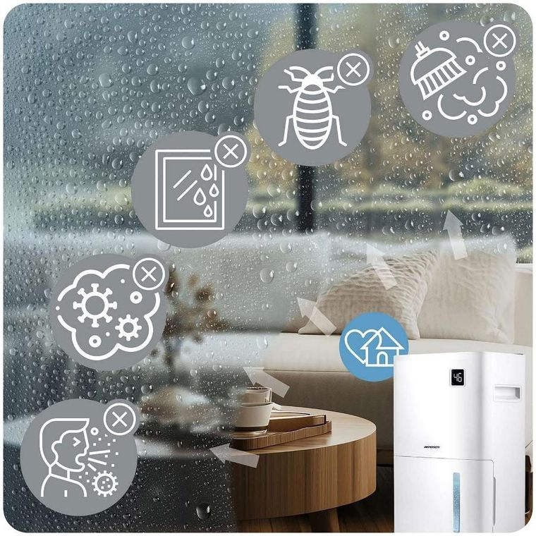 Berdsen, osuszacz powietrza kompresorowy, pochłaniacz wilgoci, biały, BD-534