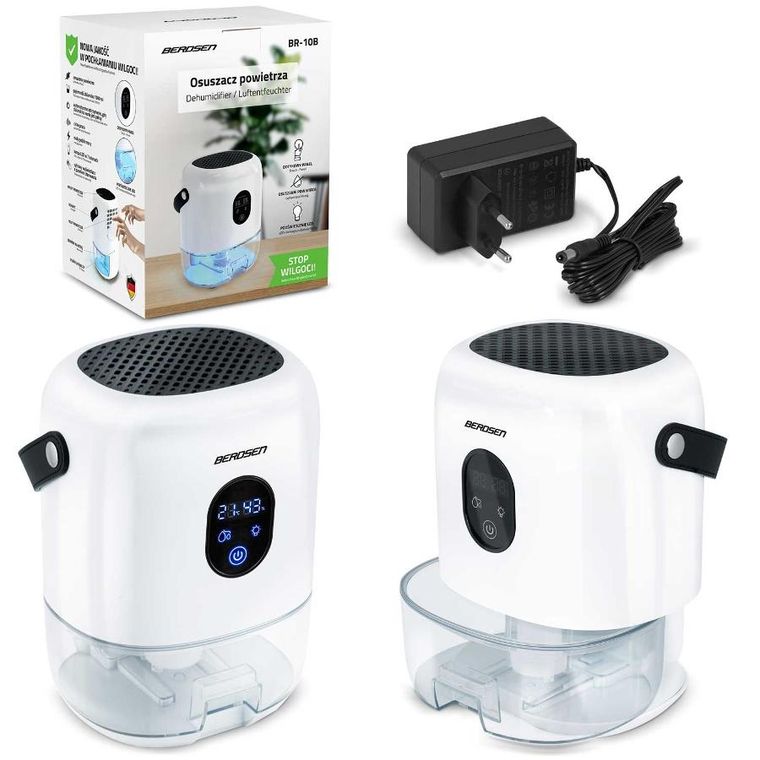 Berdsen, osuszacz powietrza, pochłaniacz wilgoci, biały